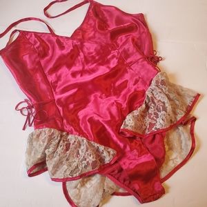 Victoria's Secret Vintage Lingerie Bodysuit sz Large